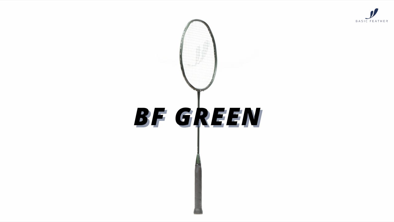 Load video: BF Green badminton racket video review