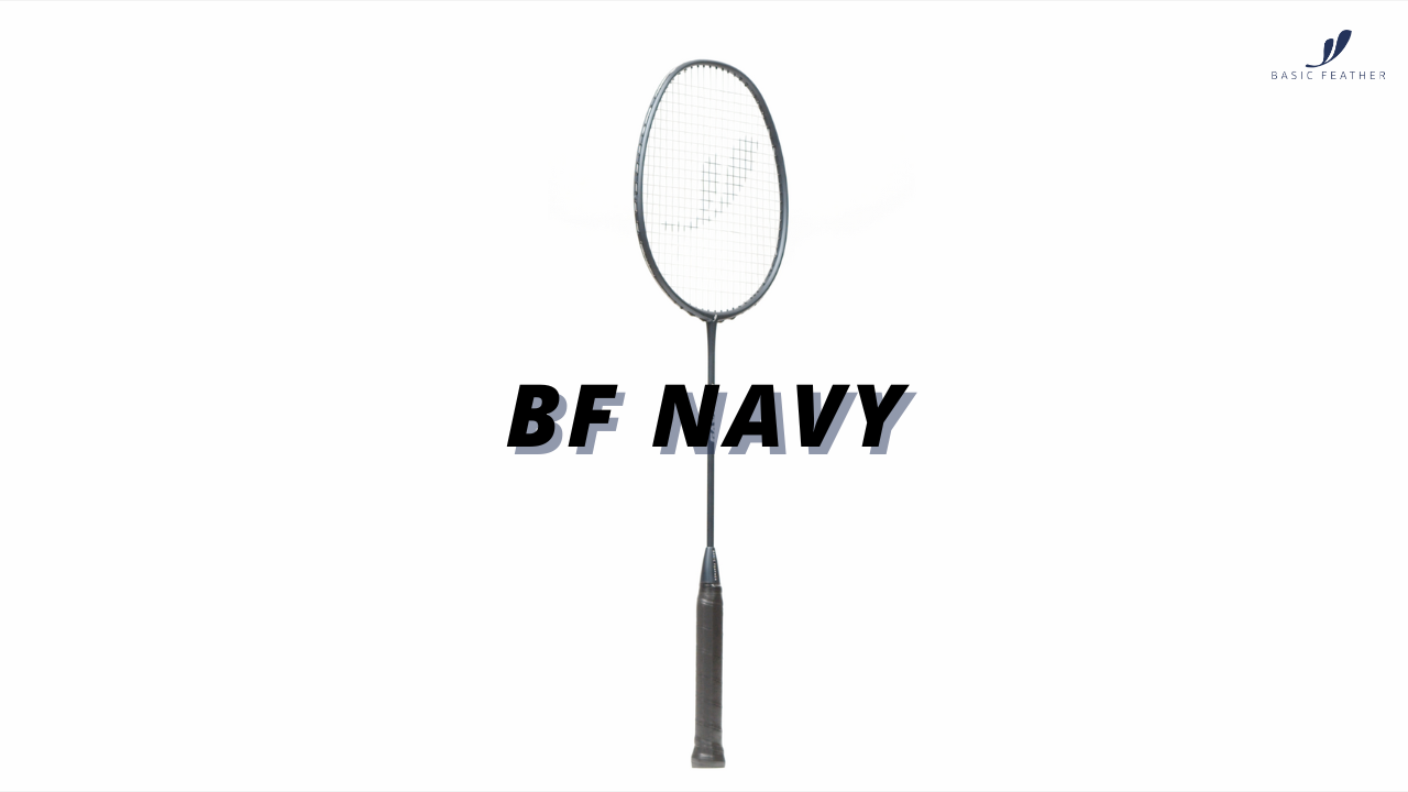Load video: BF Navy badminton racket video
